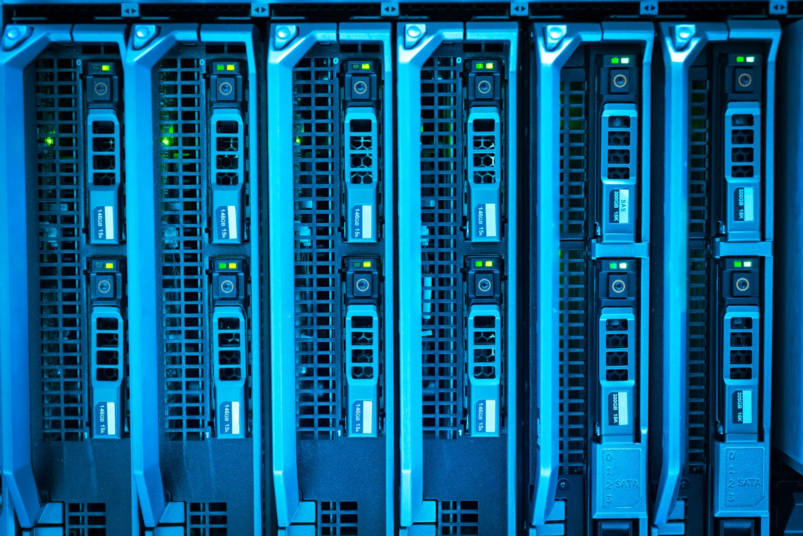 Detailed image of illuminated server racks showcasing modern technology infrastructure. Business email compromise during a mail migration: what breaks and what to freeze
